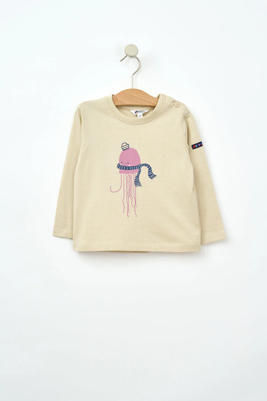 Camiseta bebé manga larga medusa