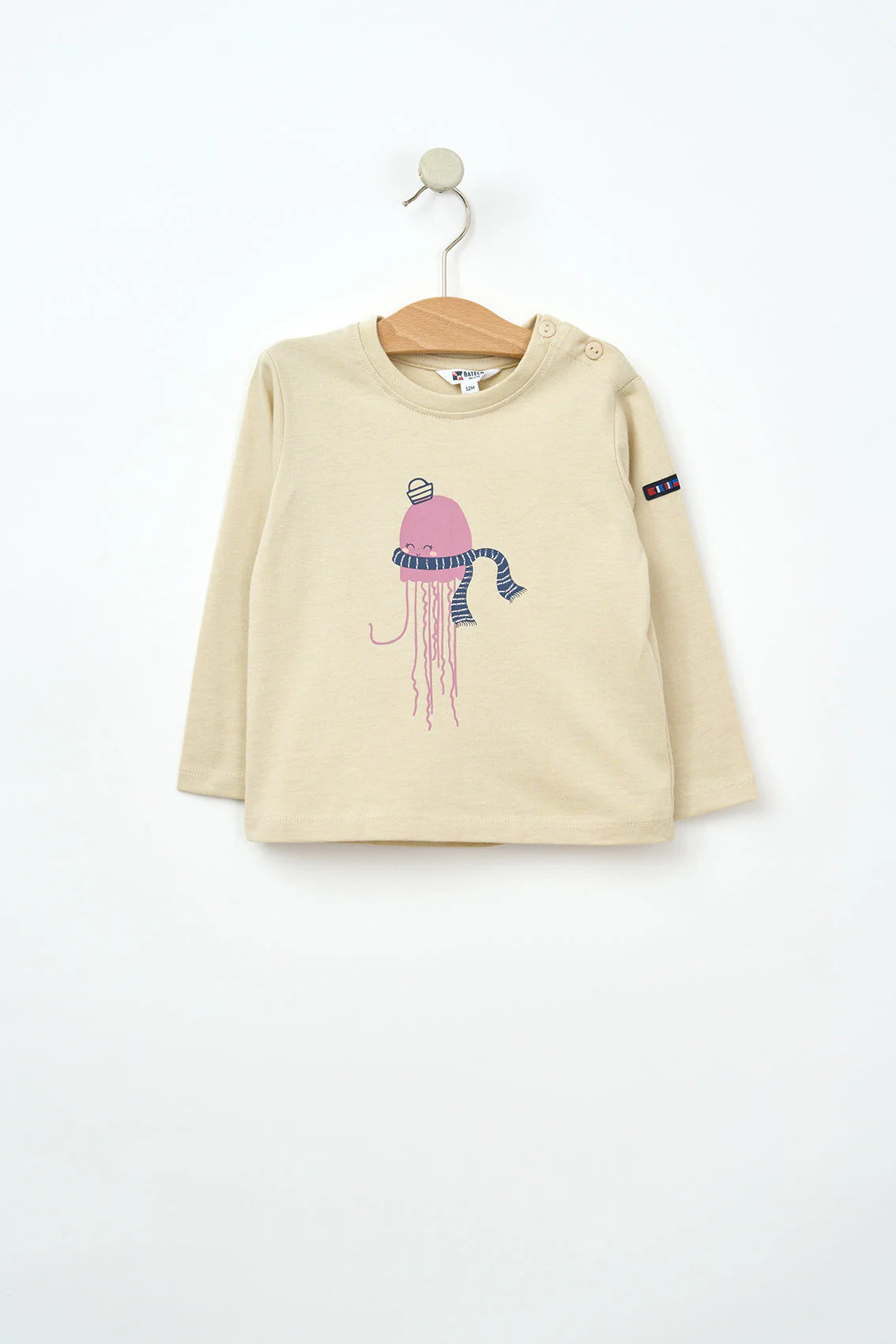 Camiseta bebé manga larga medusa