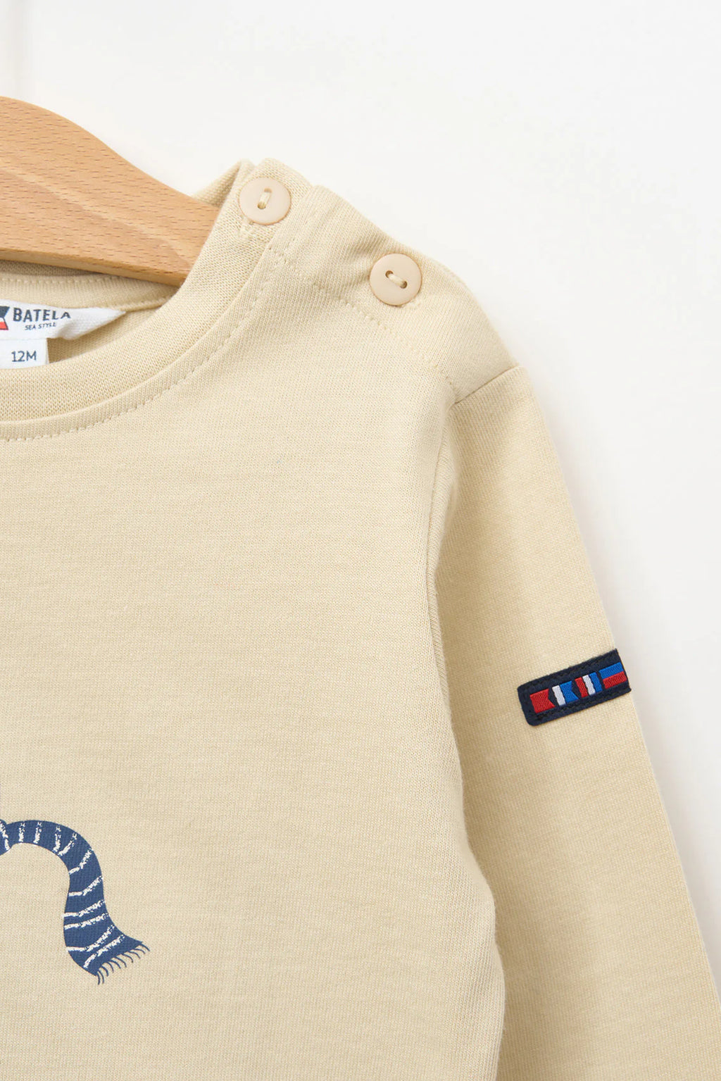 Camiseta bebé manga larga medusa