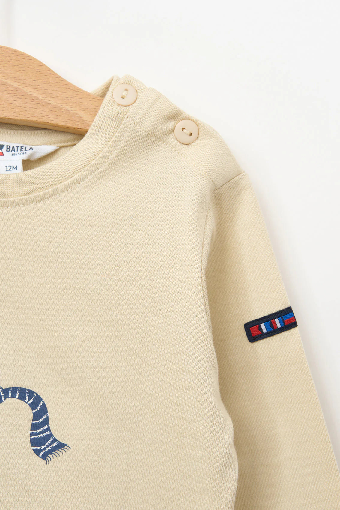 Camiseta bebé manga larga medusa