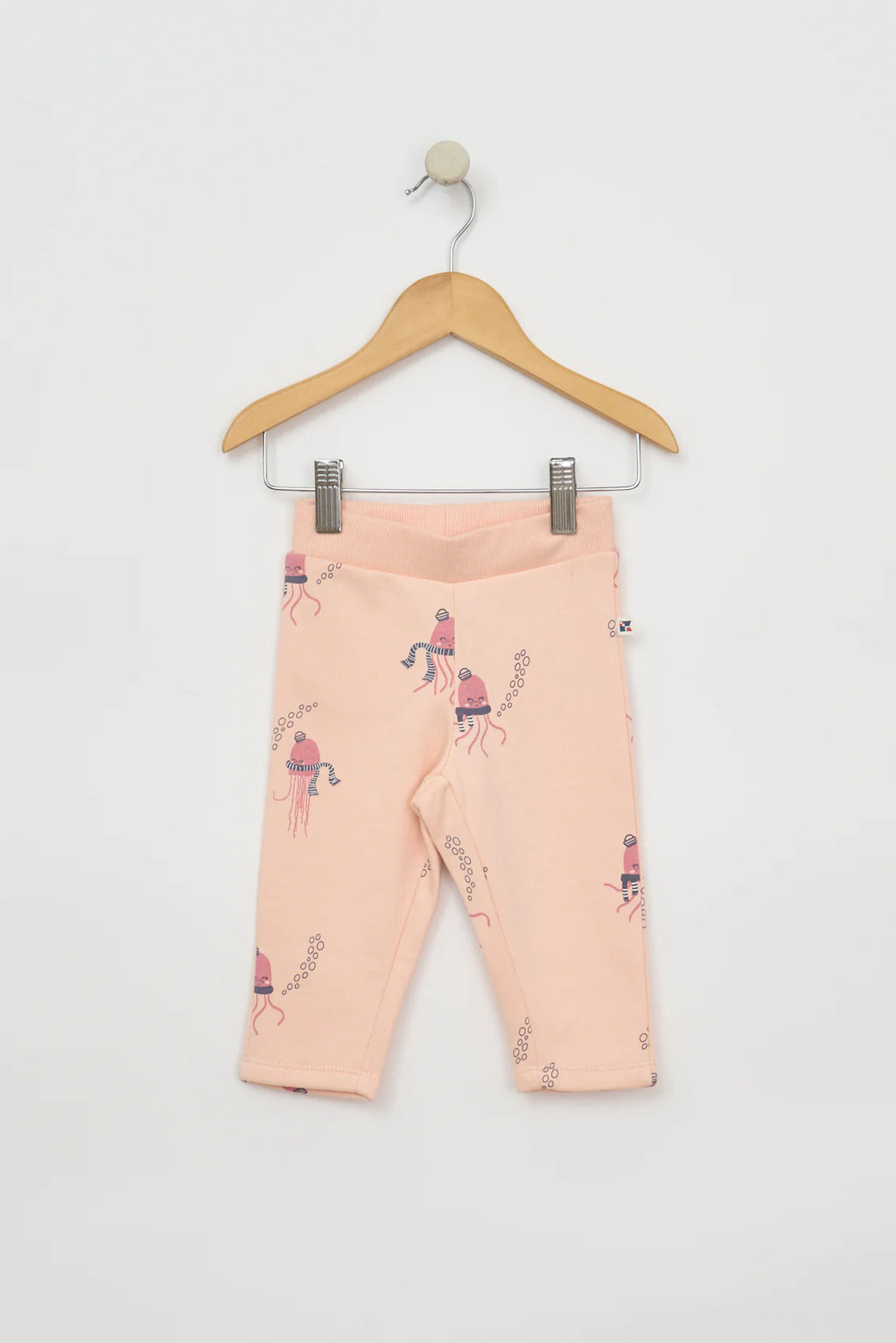 Pantalón calientico para bebé Medusas Rosada