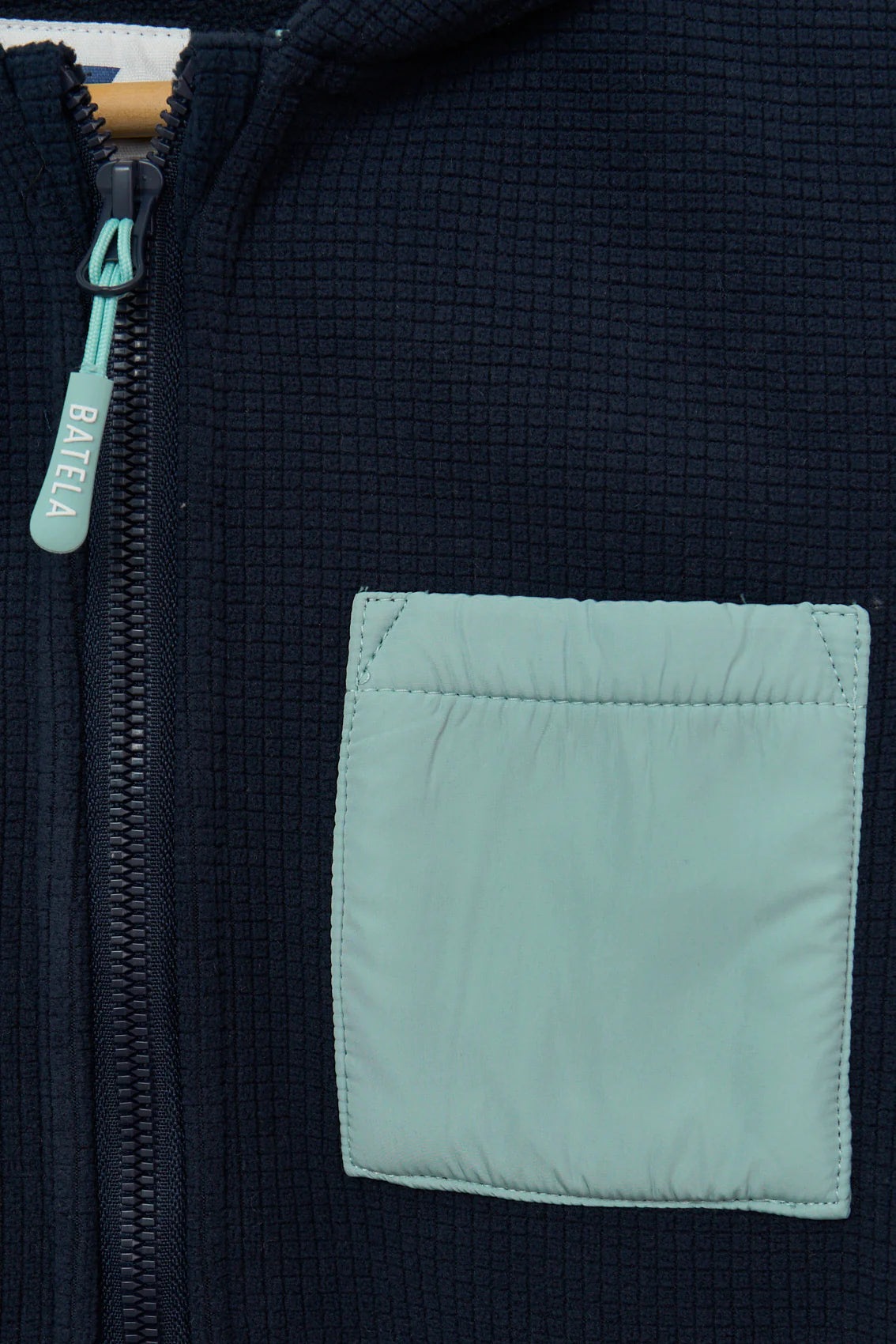 Chaqueta polar infantil azul