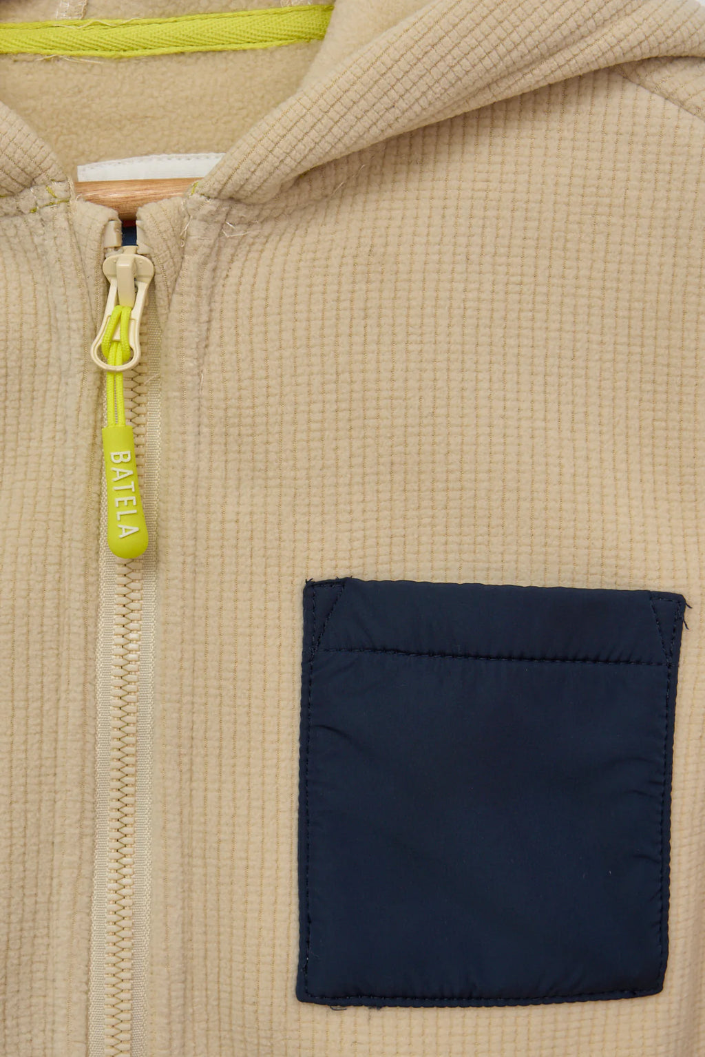 Chaqueta polar infantil Beige