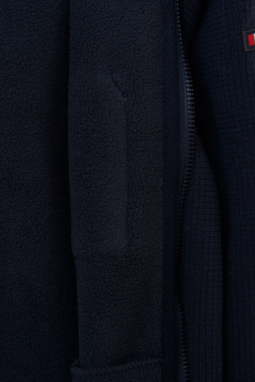 Chaqueta polar infantil azul