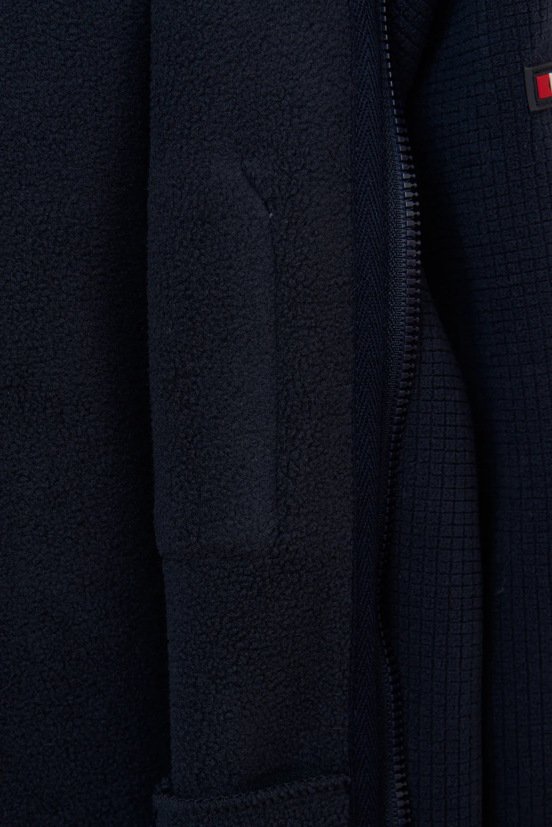 Chaqueta polar infantil azul