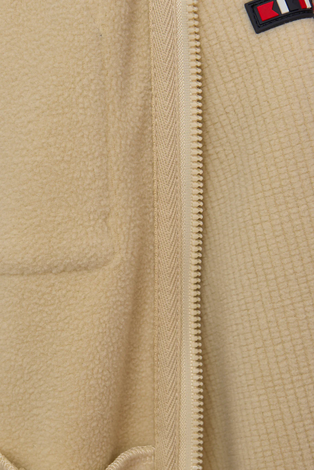 Chaqueta polar infantil Beige