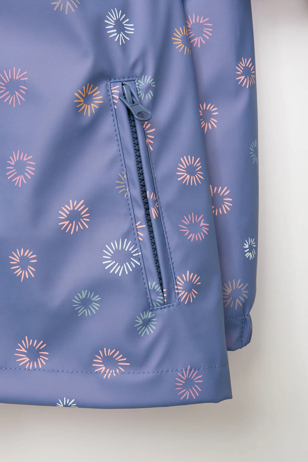 Impermeable poliuretano con forro interior bígaro estampado