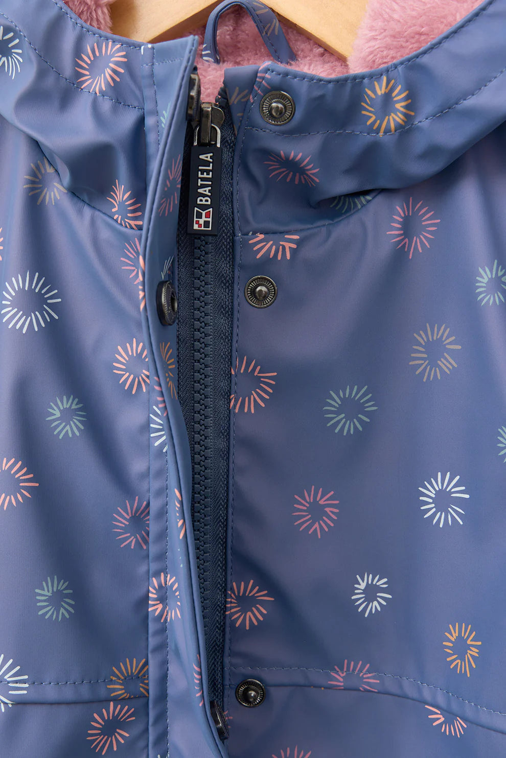 Impermeable poliuretano con forro interior bígaro estampado