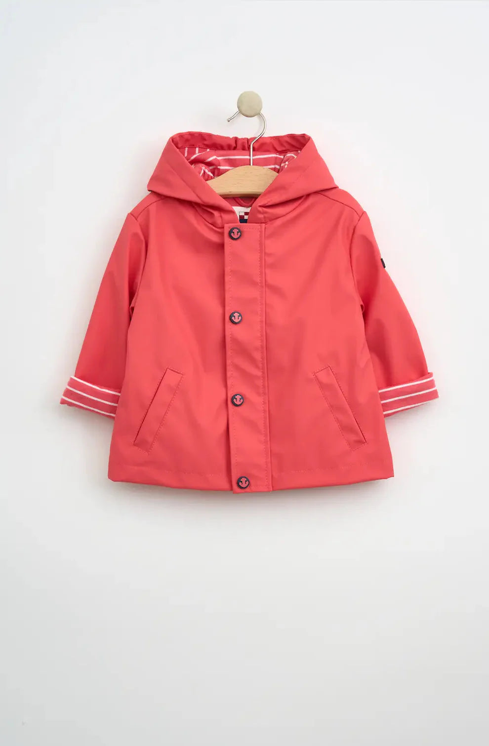 Impermeable de bebé con forro interior en algodón nacarat
