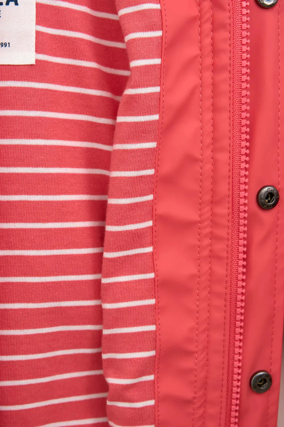 Impermeable de bebé con forro interior en algodón nacarat